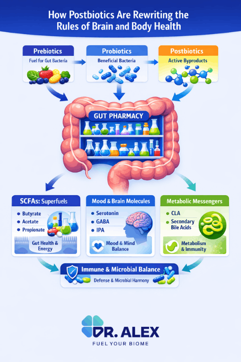 postbiotics infographic